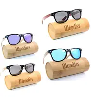 

Custom handmade PC gafas de sol with case woodies sunglasses Wood Bamboo sunglasses Polarized 2019