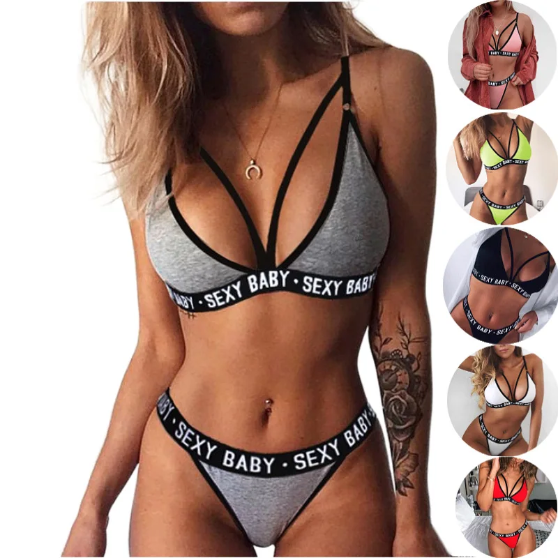 

Custom triangle swimwear plain bikini pure color swimsuit sexy swimwear Cheap bikini sexy bandage bikini sexy shiny swimwear