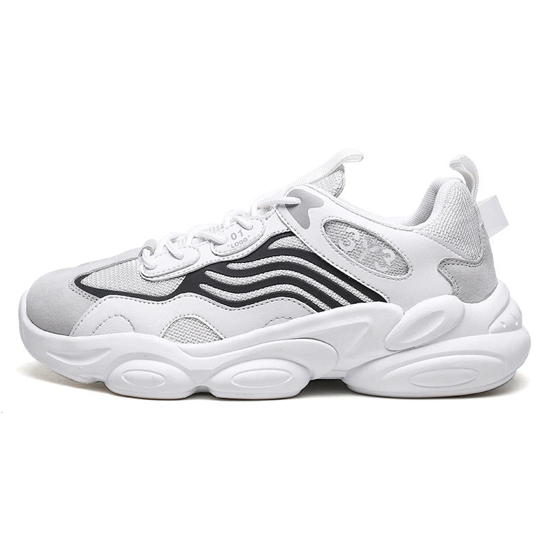 

Hot Selling male running shoes breathable fashion men sports shoes sneakers men chaussures, Black/beige/white