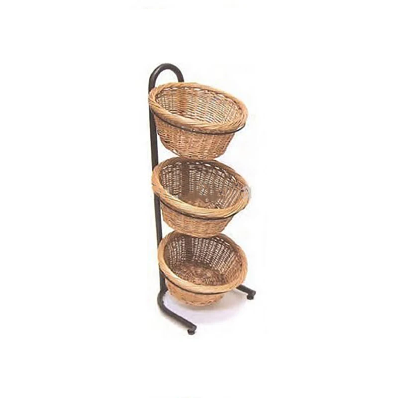 S D 3 Tiers Mobile Pe Wicker Basket For Fruit Vegetable Display Stand Tier Product On S D 3 Tiers Mobile Pe Wicker Basket For Fruit Vegetable Display Stand Tier Product On