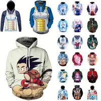 

Naruto Dragonball Z Hoodie Sportswear Sweatshirt Dragonball Hoodies 3D Print Pullover Sweatshirts Goku Hoodie