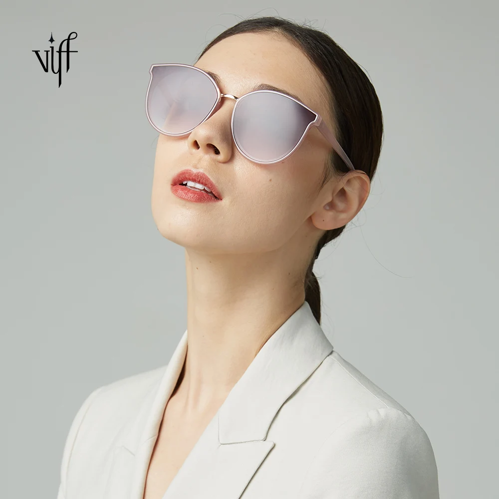 

VIFF HP18665 Cateye Sunglasses New Arrivals Wholesale Glasses Supplier Brand Designer Round Sunglasses Cat Eye, Multi colors