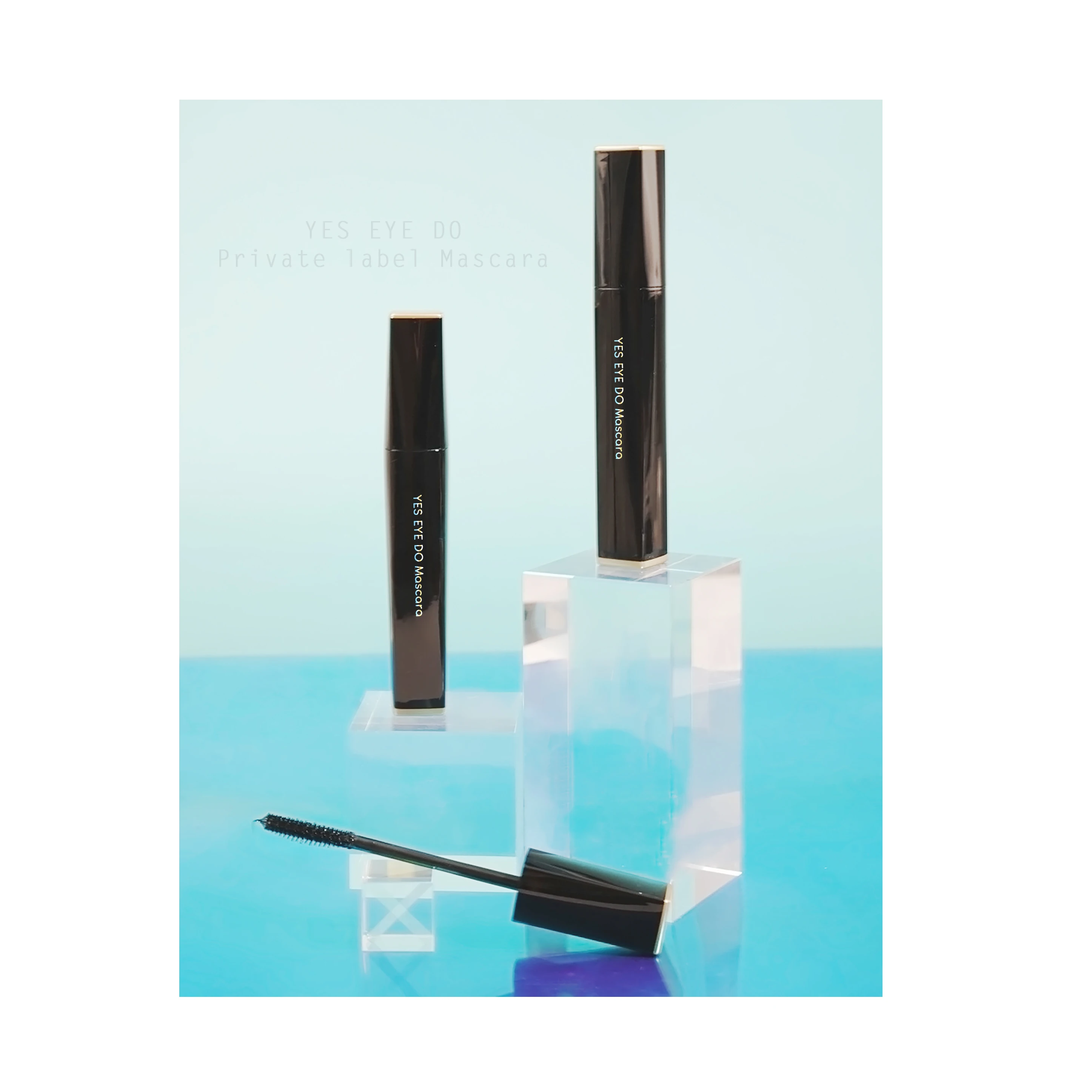 

Own brand Waterproof mascara High fashion suits all kinds of makeup OEM Custom Logo Private Label low MOQ from 50pcs, Balck