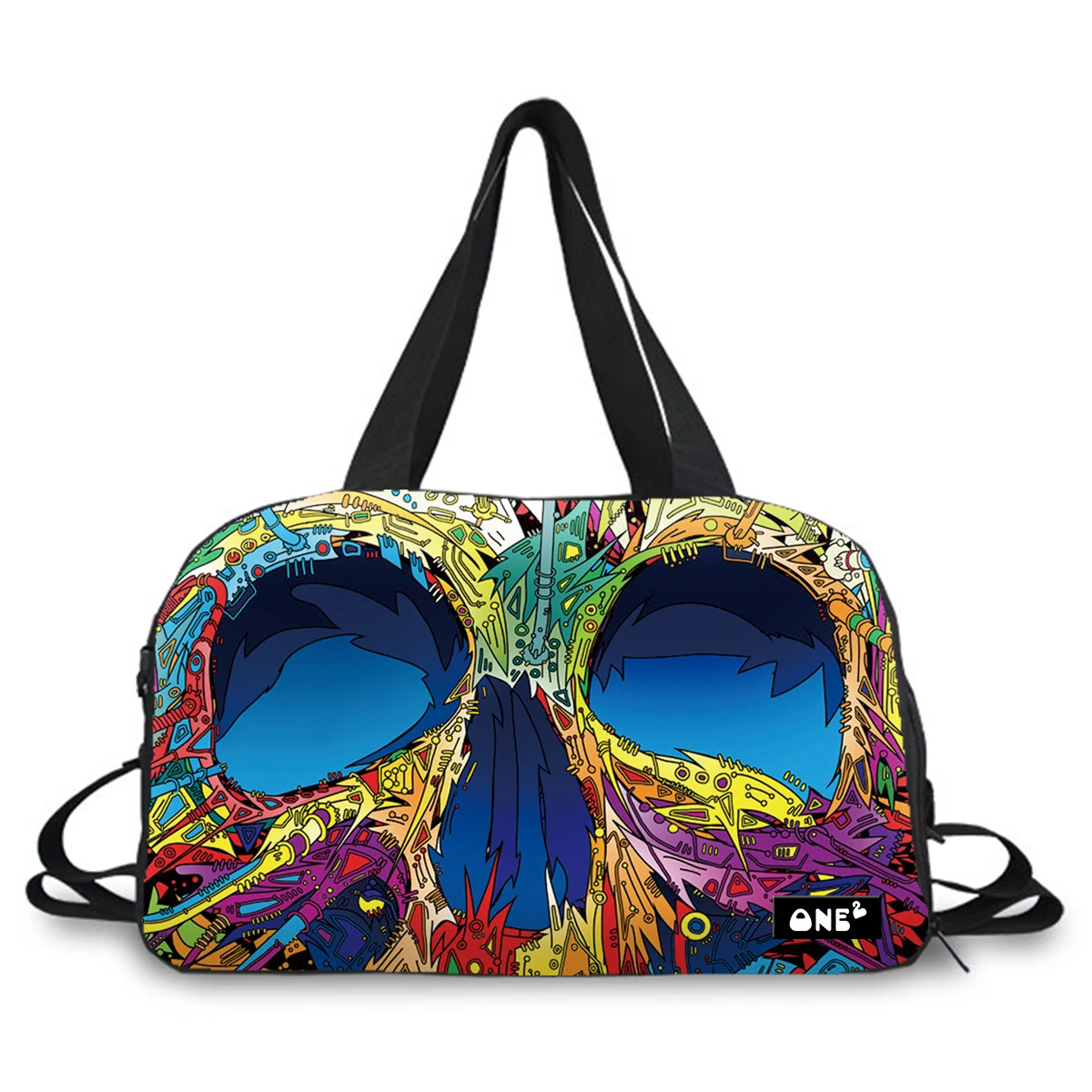 

Sac de voyage original good quality best price travel bags luggage duffel large capacity duffle bag sport skull print, Any color is available