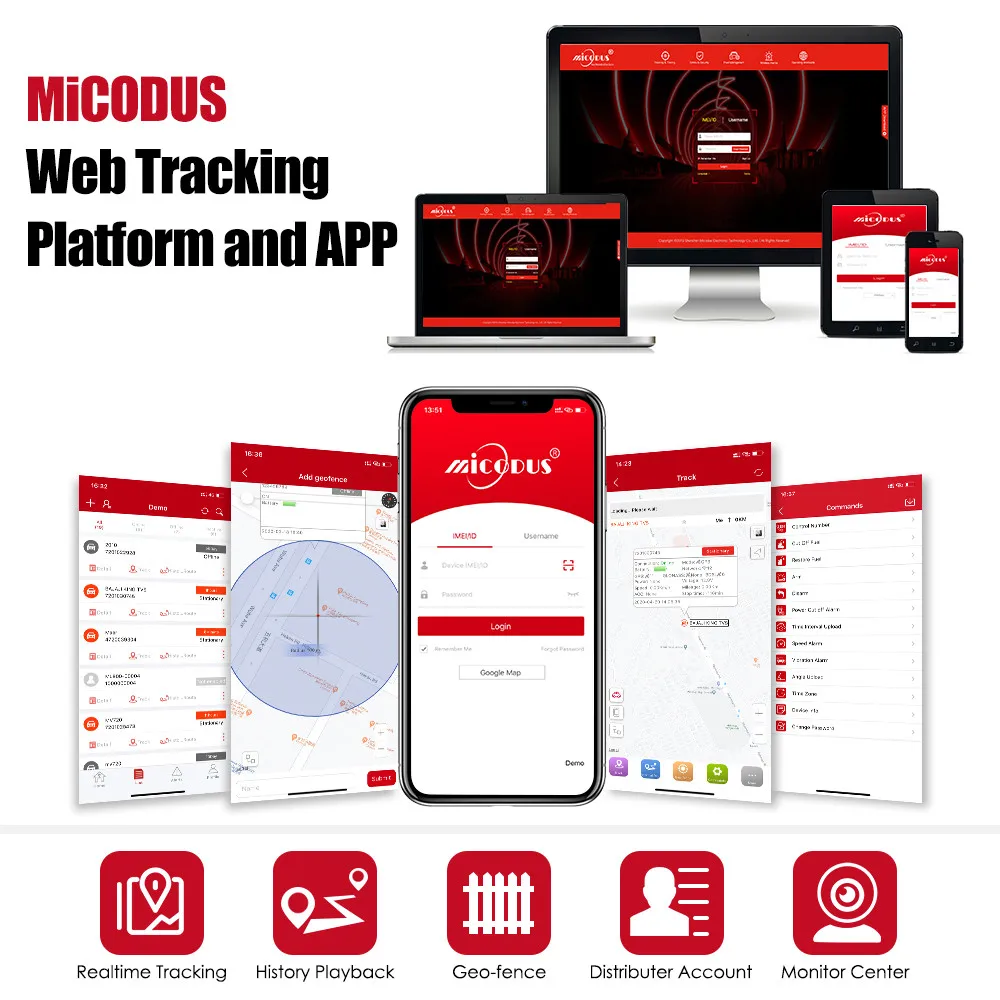 

fleet management vehicle gps tracker Micodus gps tracking software platform with android iso app