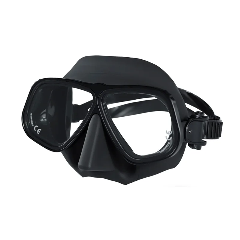 Hot Selling Metal Frame Customized Logo Printing Fitting Face Men Women Snorkeling Swimming Diving Mask