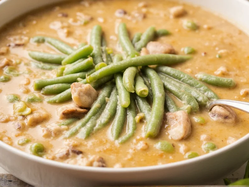 Classic Green Bean Casserole Recipe with Cream of Mushroom