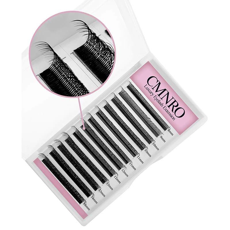 

BEIMI Eyelash Extensions Individual Lashes 0.07 D Curl 8-14mm Mink Y Classic Lash Extensions Professional