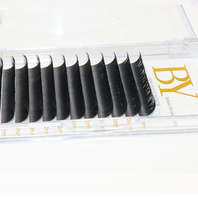 

Ballylashes Korean PBT Custom Private Label Mink Individual Classic Eyelash Extension, Black