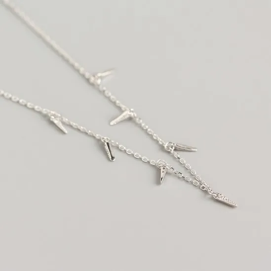 

Hot Gold Plated Jewelry 925 Sterling Silver Necklace For Mother's Day Gift, Sliver, gold