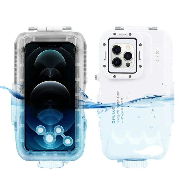 

Dropshipping PULUZ 40m 130ft Waterproof Diving Case for iPhone 12 Pro