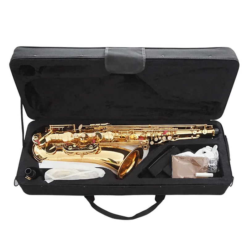 

Aiersi brand Alto tenor golden saxophone factory directly supply wind instruments for sale