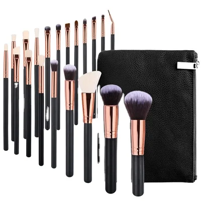 

HZM20pcsblack luxury makeup brush, make-up, black suit, high-end new makeup tools own brand 2020Cosmetic bag