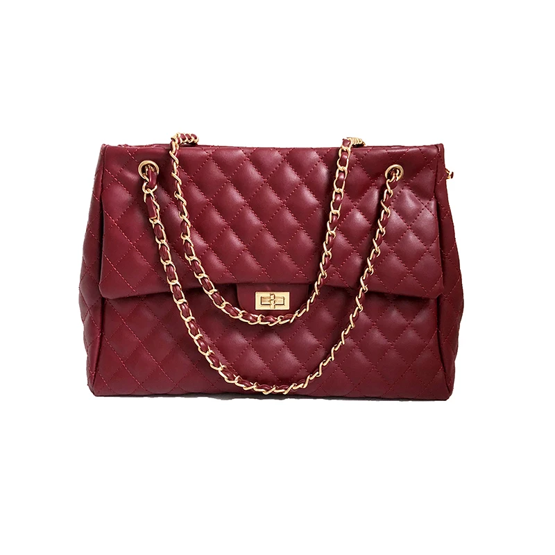 

Wholesale new fashion cheap ladies leather chain casual shoulder crossbody bag, As picture