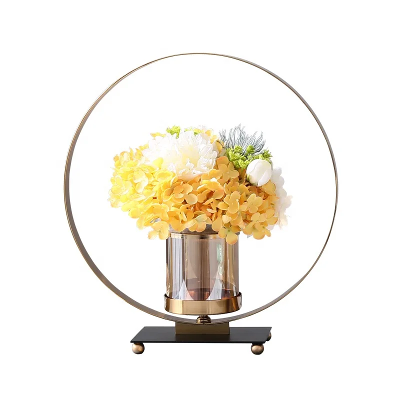 

Nordic light luxury vase decoration pieces flower arrangement dried flower table porch decorative for the living room wedding