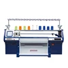 High speed computer flat bed knitting machine