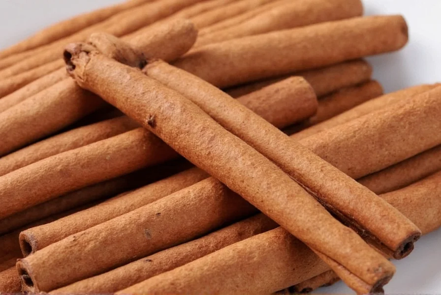 Side-by-side comparison of Ceylon cinnamon sticks versus Cassia cinnamon sticks