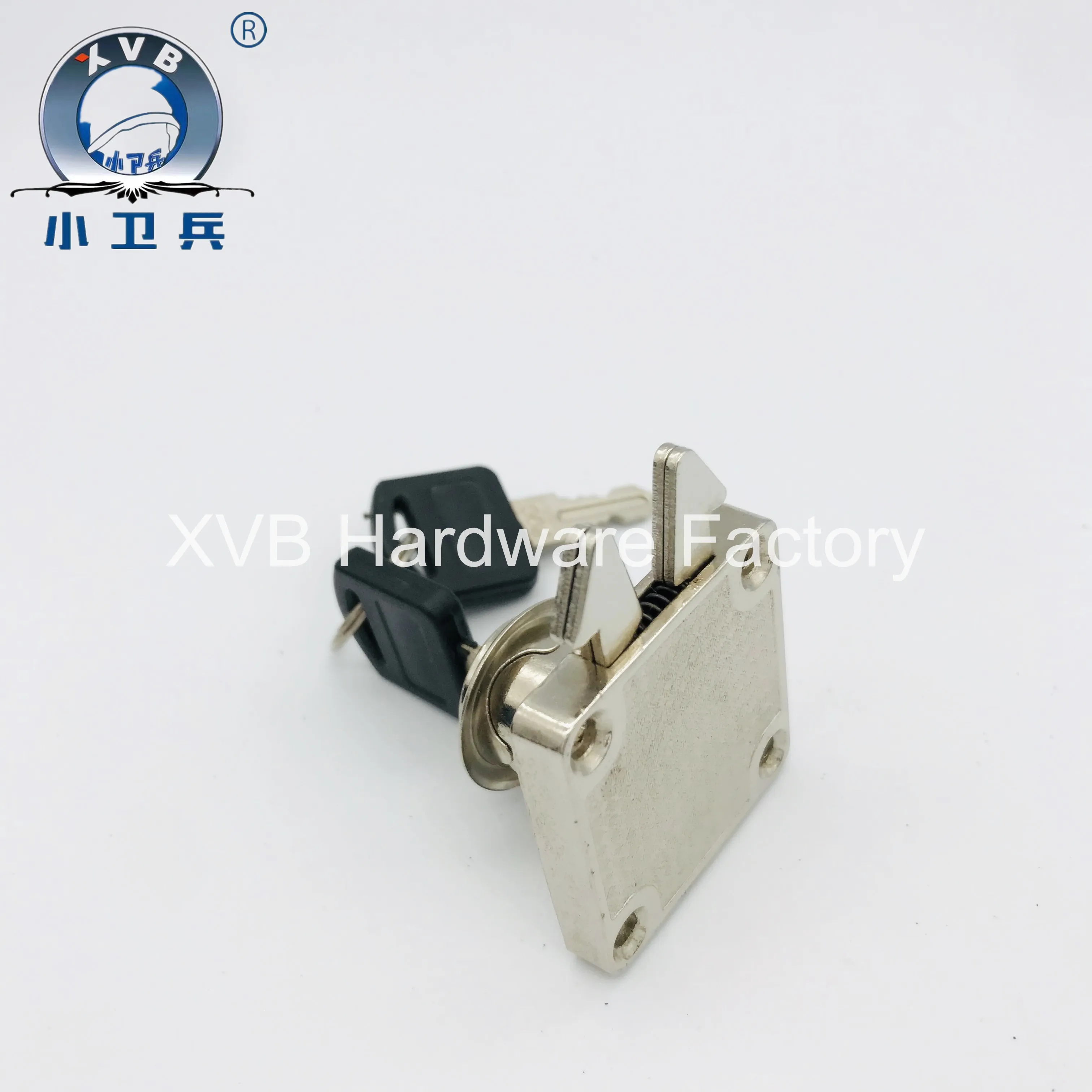 China XVB manufacturing crab clamp 202 furniture  drawer lock for automatic drawer magnetic drawer lock