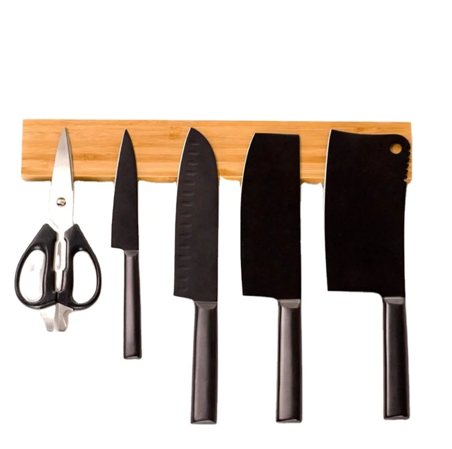 

Powerful Magnetic Kitchen Utensil Magnetic Knife Holder, Natural