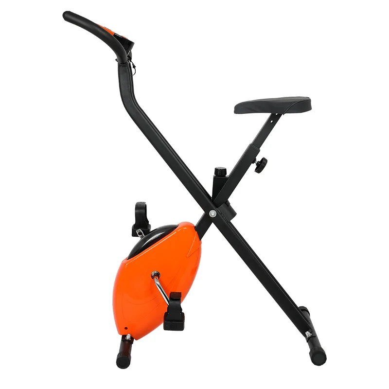 

Indoor Home Foldable Bicycle Factory Direct Sale Portable X Bike Home Gym Training Exercise Bike, Black+yellow