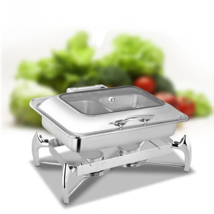 Wholesale Restaurant Hotel Supplies Buffet Luxury Hydraulic Induction Glass Chafing Dishes Buy