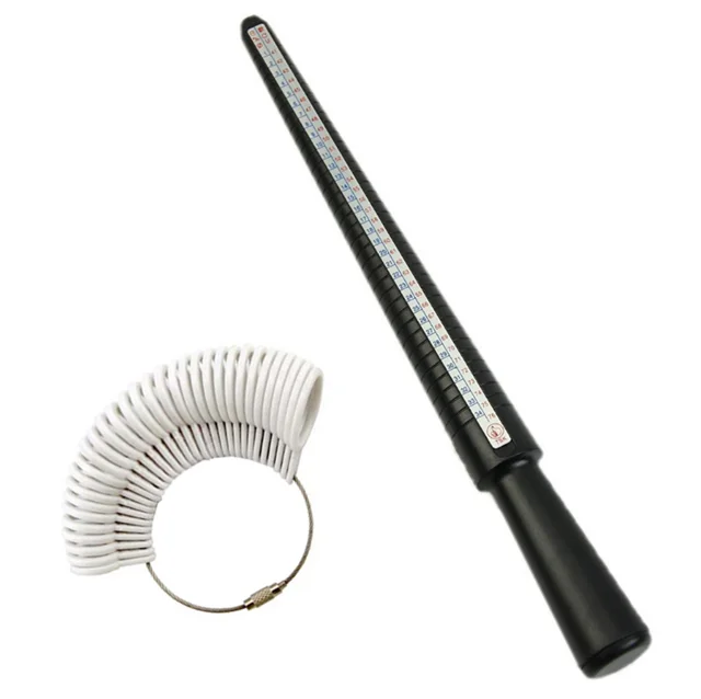 

Plastic four-ruler ring rod mixed with ring size measuring tool