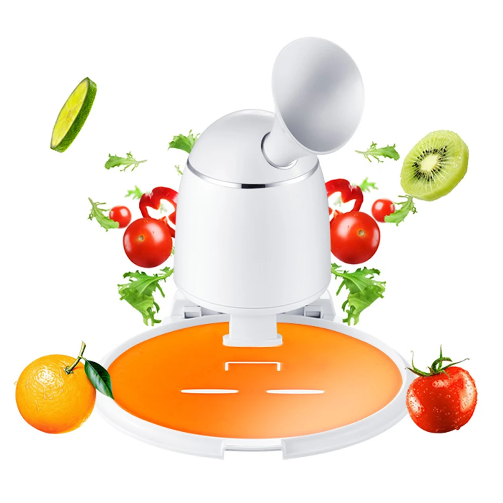 

Skincare Facial Thermal Mist Steamer Sprayer with 24pcs Collagen Automatic DIY Fruit Vegetable Face Mask Maker, White