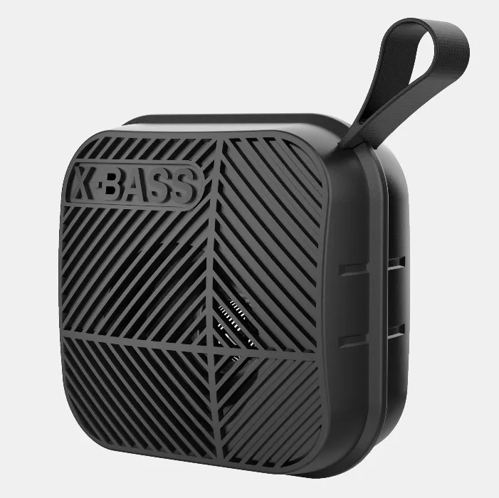 

Wholesale Mini Music Bluetooth Speaker Cheap Square Bluetooth Speaker Wireless Speaker With Microphone, Black