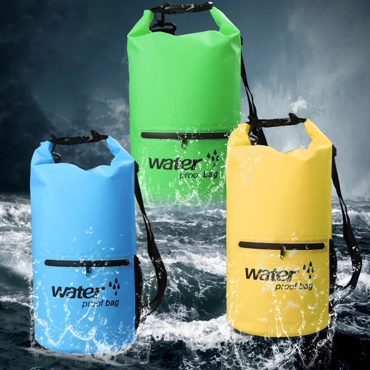 

10L Dry Bag Waterproof Pouch Pockets Dry Bag Adjustable Shoulder Strap Perfect for Boating, Hiking, Kayak, Fishing and Camping, 5colors