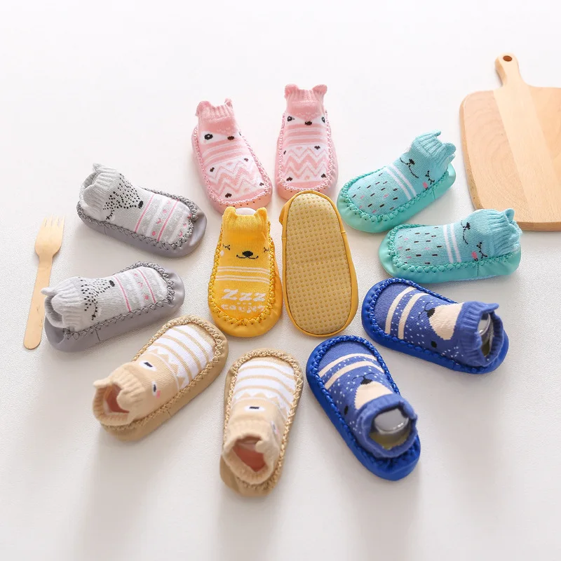 

Toddler shoes floor socks toddler non-slip soft bottom anti-drop baby indoor cartoon baby booties