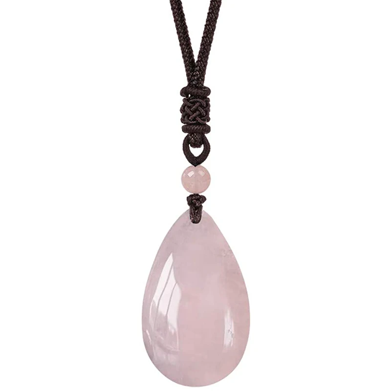 

Emotional Body Purification Black Tourmaline Orgone Crystal Tear Drop Pendant for Men Women