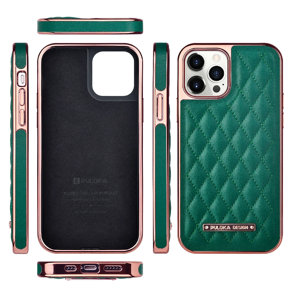 

PULOKA Factory Hot Sale Cell Phone Case for Luxury Phone Case iPhone Leather Case