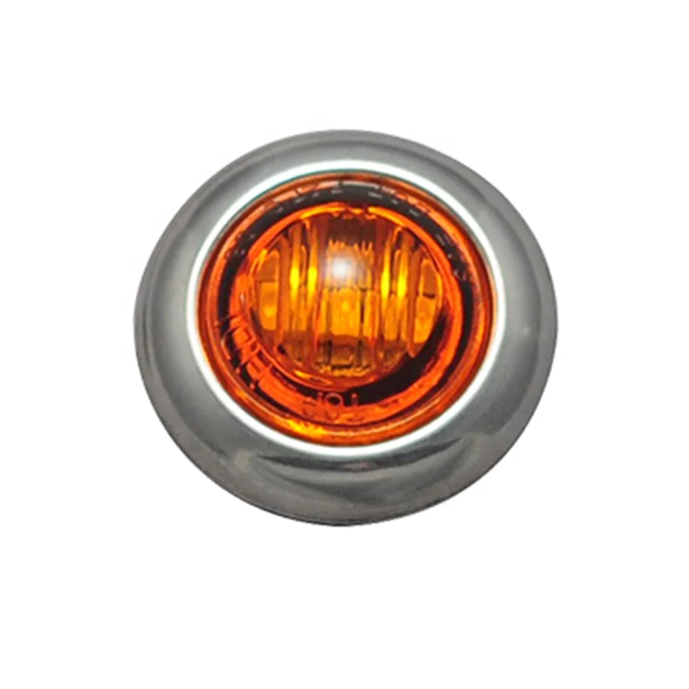 3/4 inch Mini Round LED Marker & Clearance Light 3/4 inch mini marker clearance light