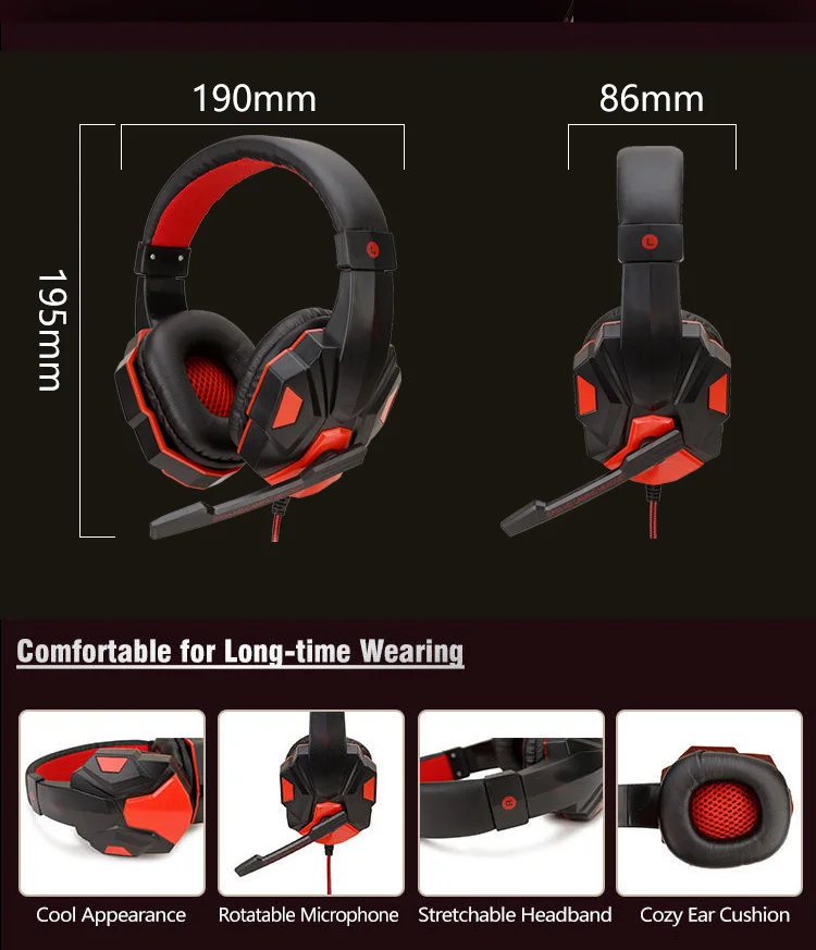 Sy830mv Gaming Headphone With High Bass Sounds Great Stereo Gaming Mic ...