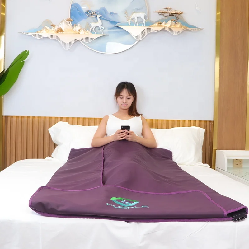 

Hot sale infrared therapy blanket professional home use beauty equipment sauna blanket weight loss and detox