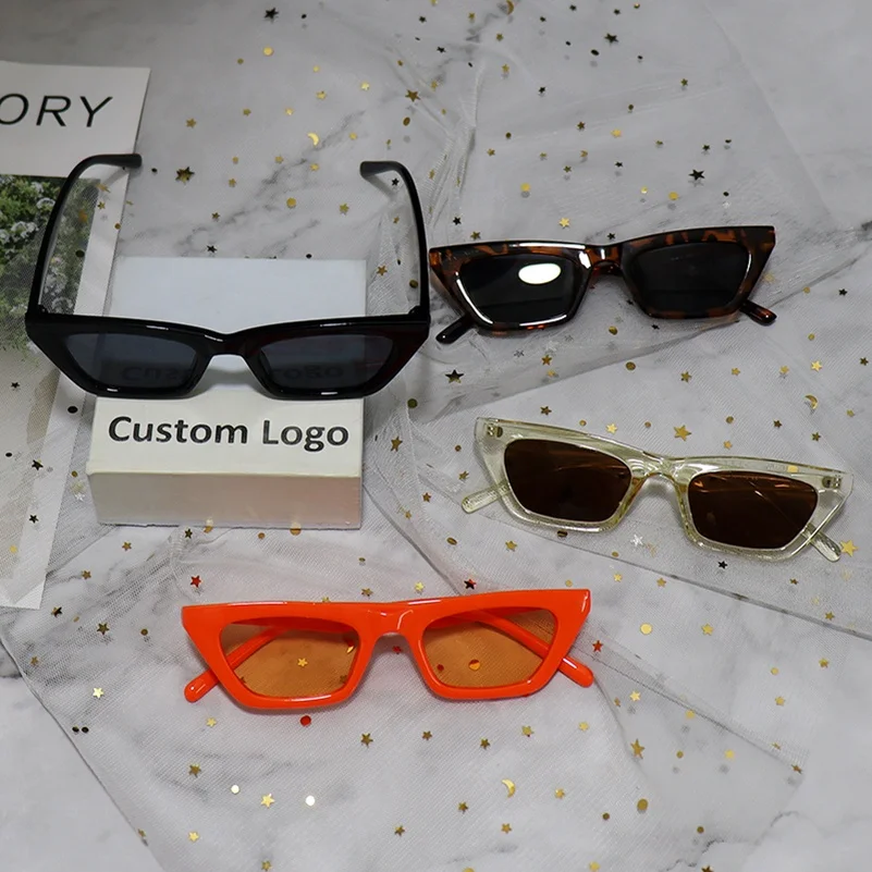 

Women Gradient Cat Eye Sunglasses UV 400 Custom Logo Designer Private Label Oem Stock Wholesale Shades Sunglasses, 4 colors
