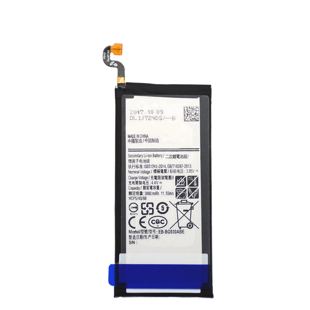

EB-BG930ABE For Samsung GALAXY S7 G930 G930F G930A 3000mAh mobile phone battery 100% Genuine New Replacement