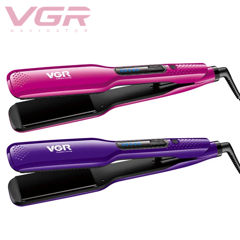 

VGR Negative ion hair straightener High quality fast hair straightener lady merry hair straightener, Customized