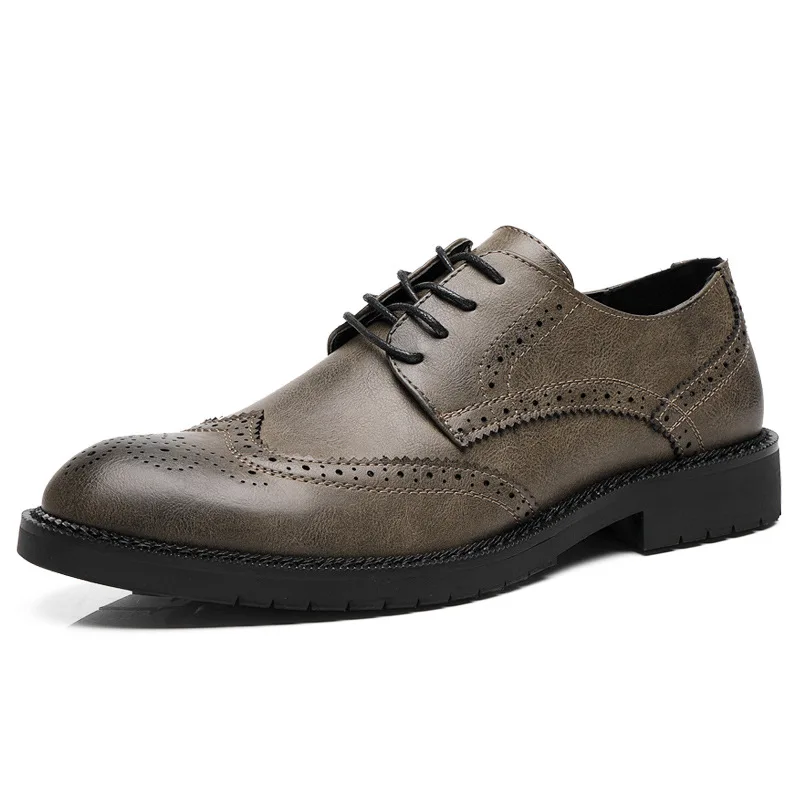 

Custom High Quality Spring Autumn New Business Men's British Leather Shoes