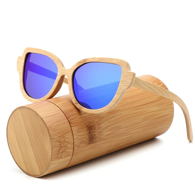 

Custom Logo Oversized Big Frame Bamboo Sun Glasses Outdoor Cycling Unisex Handmade Eco Friendly UV400 TAC Polarized Sunglasses