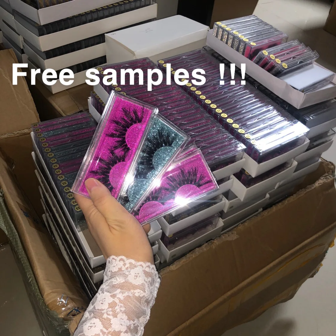 

mink eyelash vendor samples eyelashes, Natural black