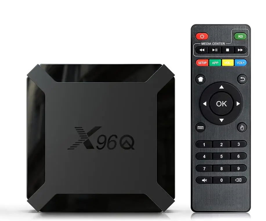 

Tv Box Android 10.0 X96Q with factory price Quad Core 2.4G 4k 1GB 8GB / 2GB 16GB smart tv android ott box in Set Top Box