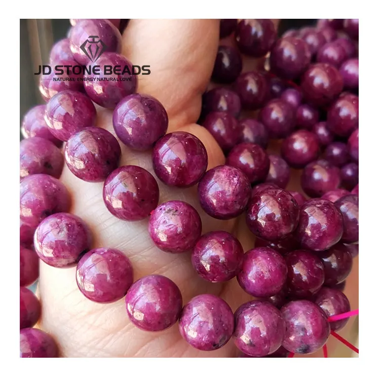 

Semi-Precious Natural for Jewelry Gem Stone Beads For Jewelry Making Natural Red Ruby Bracelet