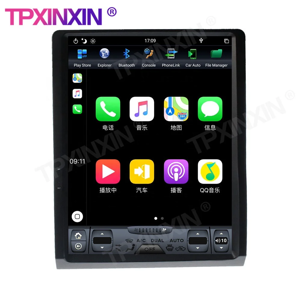 

128G Tesla Style Android 9 Car GPS Navigation For Toyota Land Cruiser LC70/LC75/76 Stereo Headunit Multimedia Player Auto Radio