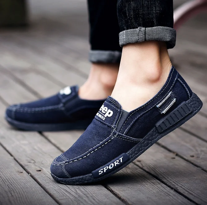 

China jeans design shoes men canvas fashion man casual shoes