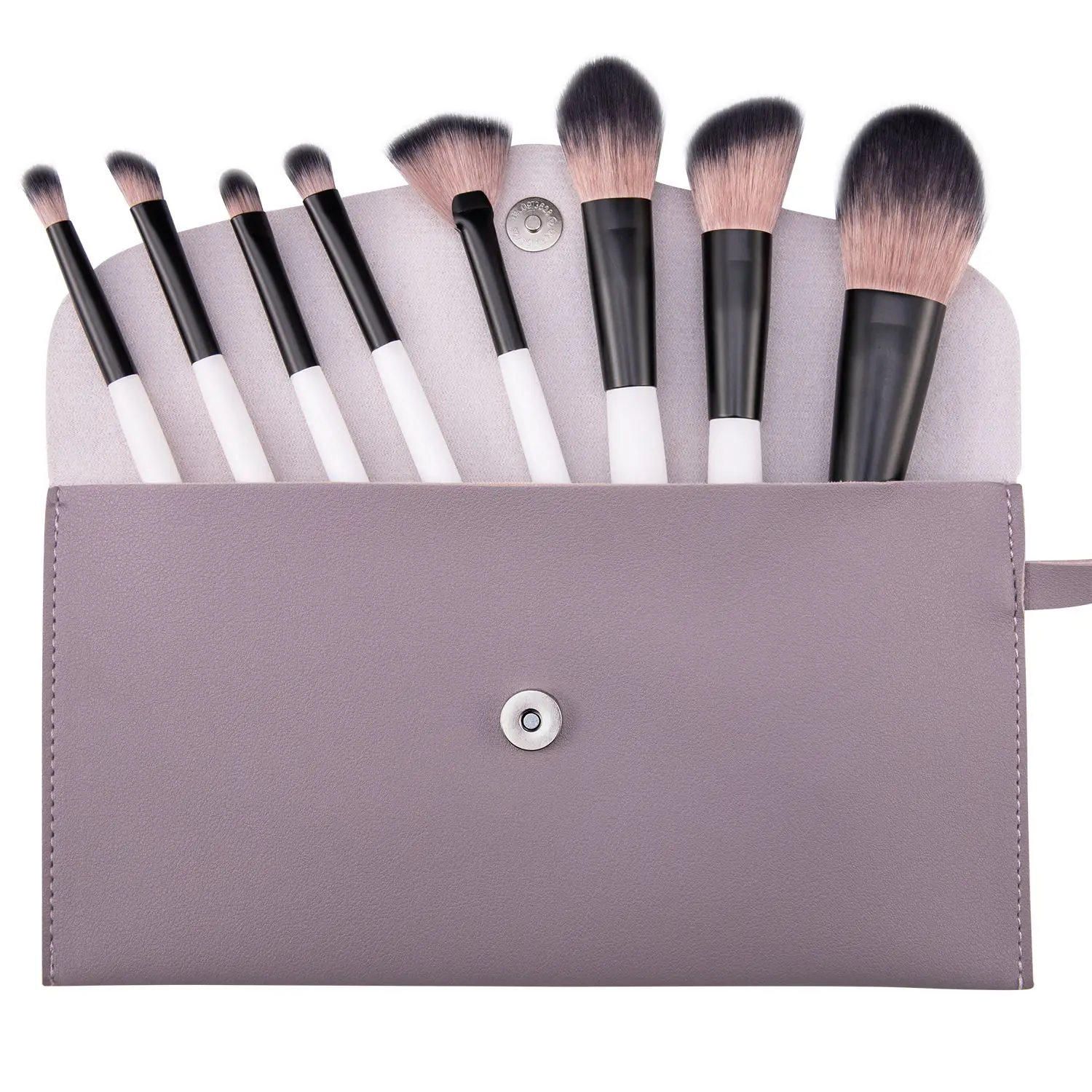 

wholesale Custom 8Pcs Profesional Make Up Brush Private Label Ladies White Synthetic Hairs Soft Cosmetic Brush Set