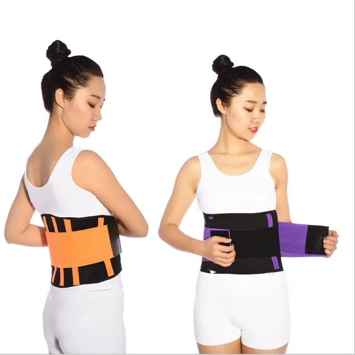 

Latest Design Tummy Control Purple Short Rubber Waist Trimmer Slimming Belt, 5 colors