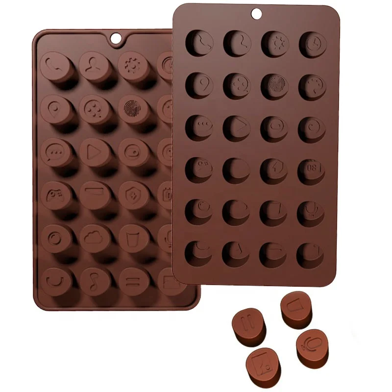 

Wholesale Silicon Chocolate Molds for Candy moldes de silicona Resin DIY Mold, Pink, or customised color is ok