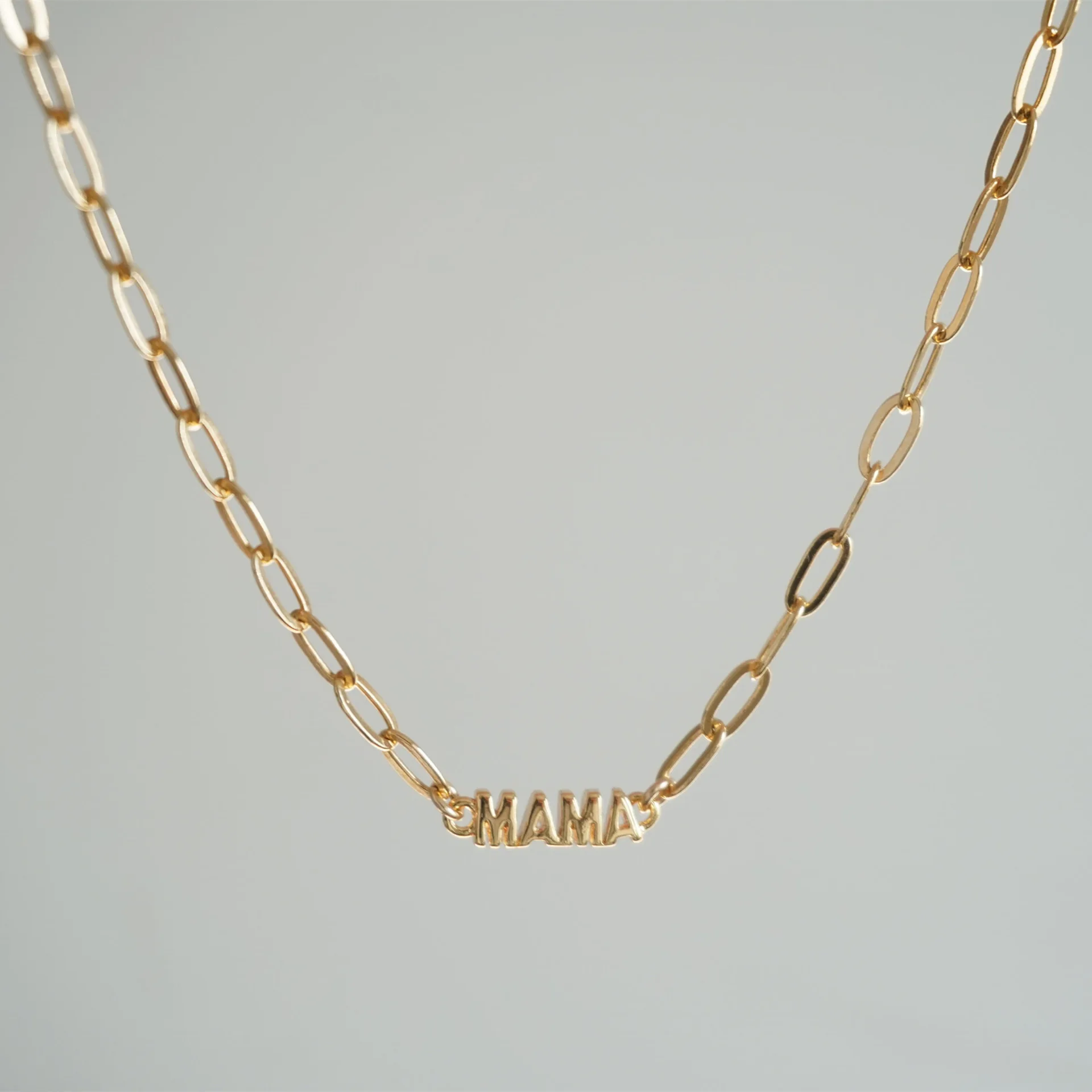 Qiuhan Mama Small Bracelet Necklace Stainless Steel Jewelry Custom Name Mini Set
