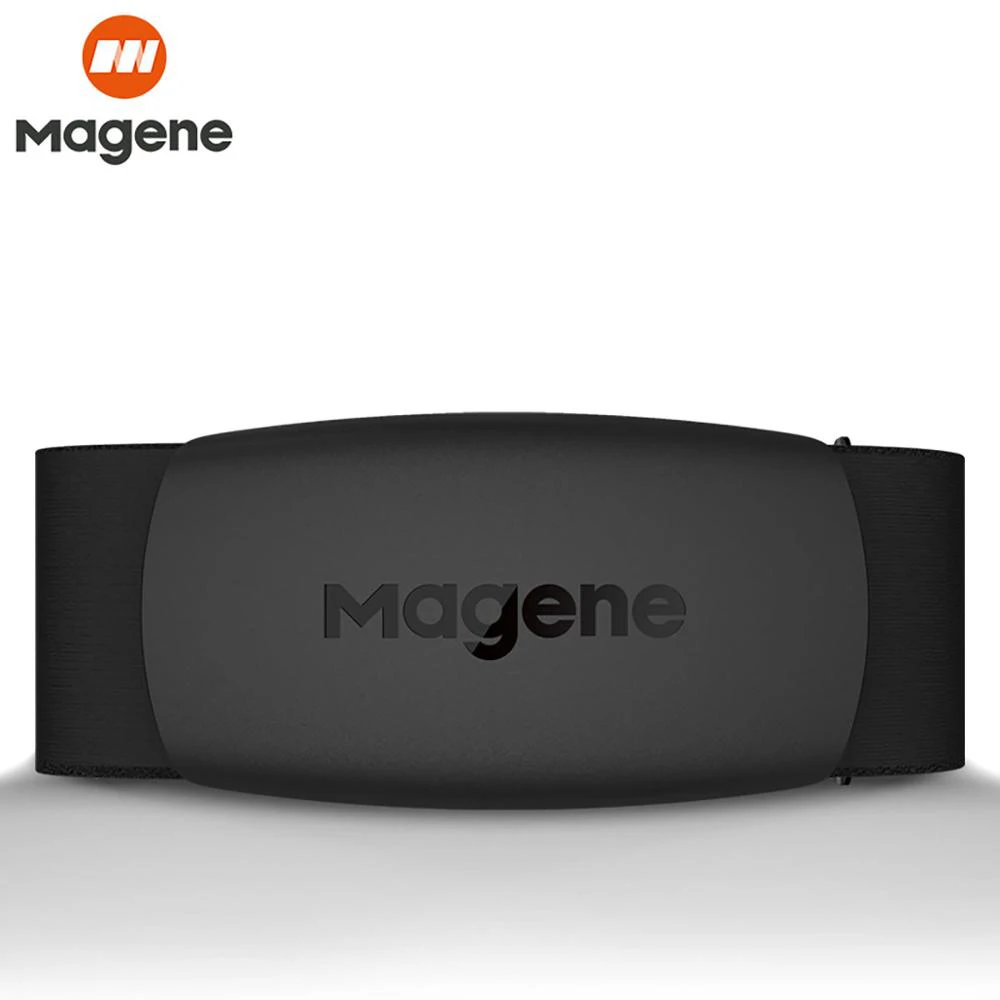 

Magene Mover H64 Heart Rate Monitor Blue tooth4.0 ANT + magene Sensor With Chest Strap Computer Bike Wahoo BT Sports Band, Black